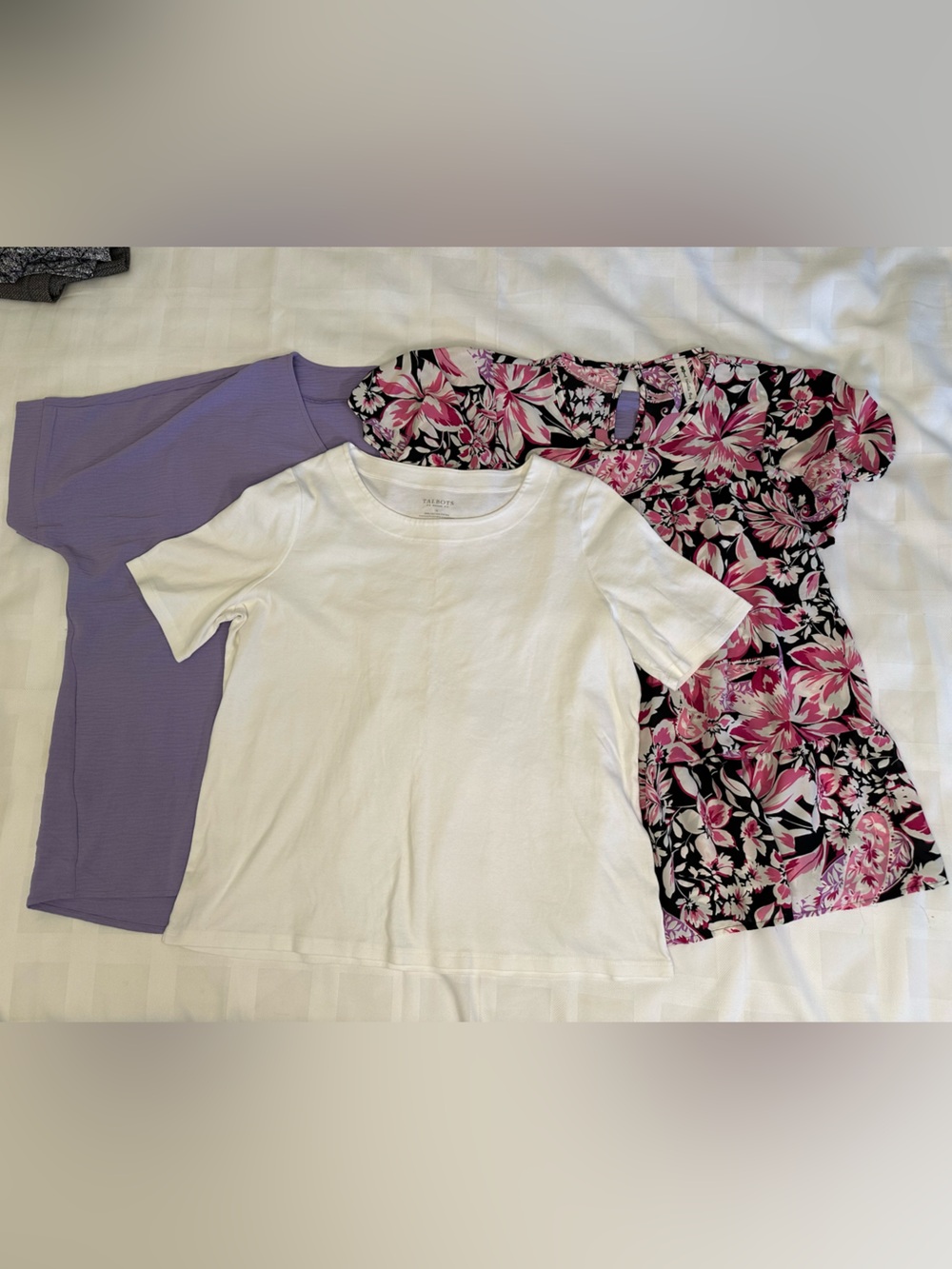 💜🤍💗👚NWOT Zenana, Vanilla Sky, and Talbots, 1X, Never Worn, Super Clean
